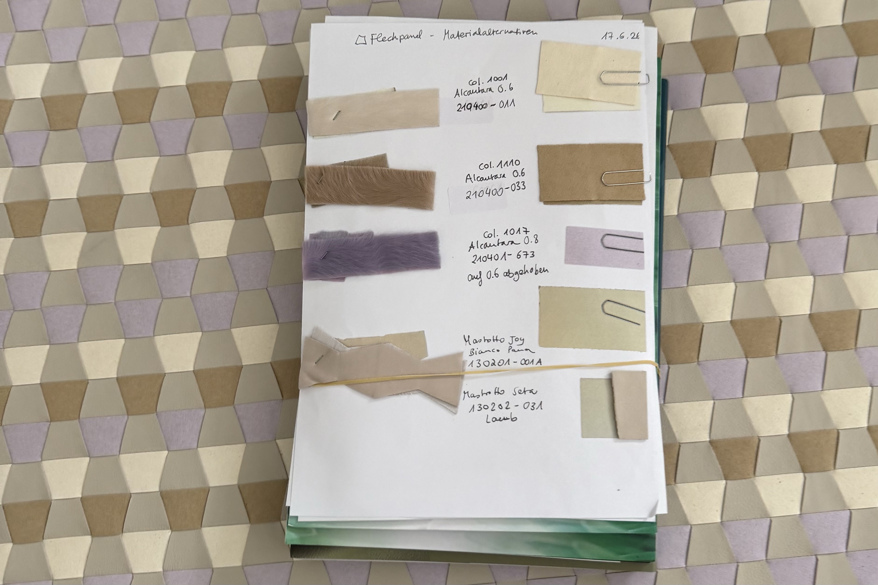 Akris textile material book